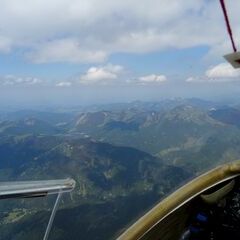 Flugwegposition um 13:46:38: Aufgenommen in der Nähe von Gemeinde Thiersee, 6335, Österreich in 2363 Meter